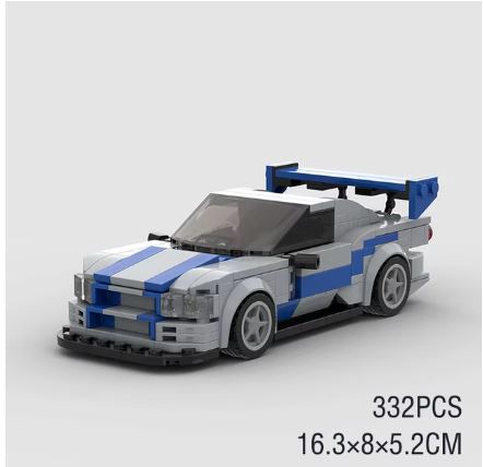 Turbo Race Car Building Kit