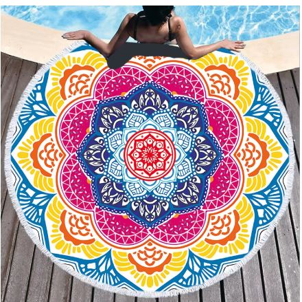 Boho Mandala Microfiber Beach Towel