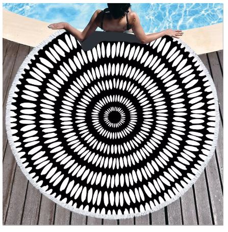 Boho Mandala Microfiber Beach Towel
