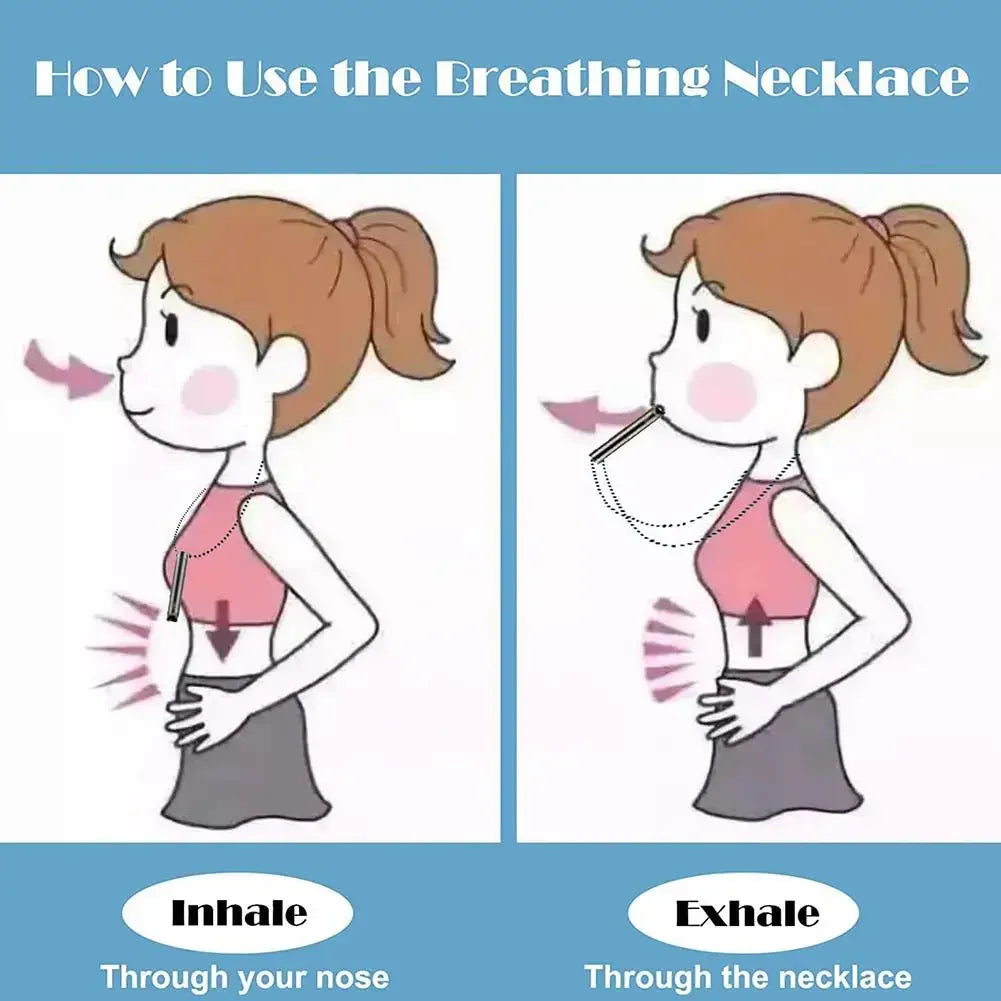 Calm Breathing Chain Necklace