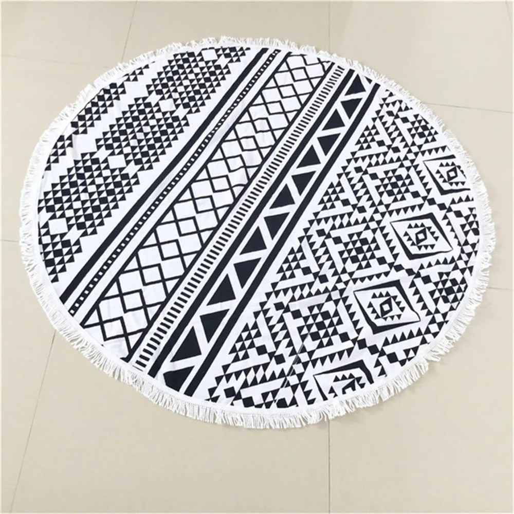 Boho Mandala Microfiber Beach Towel