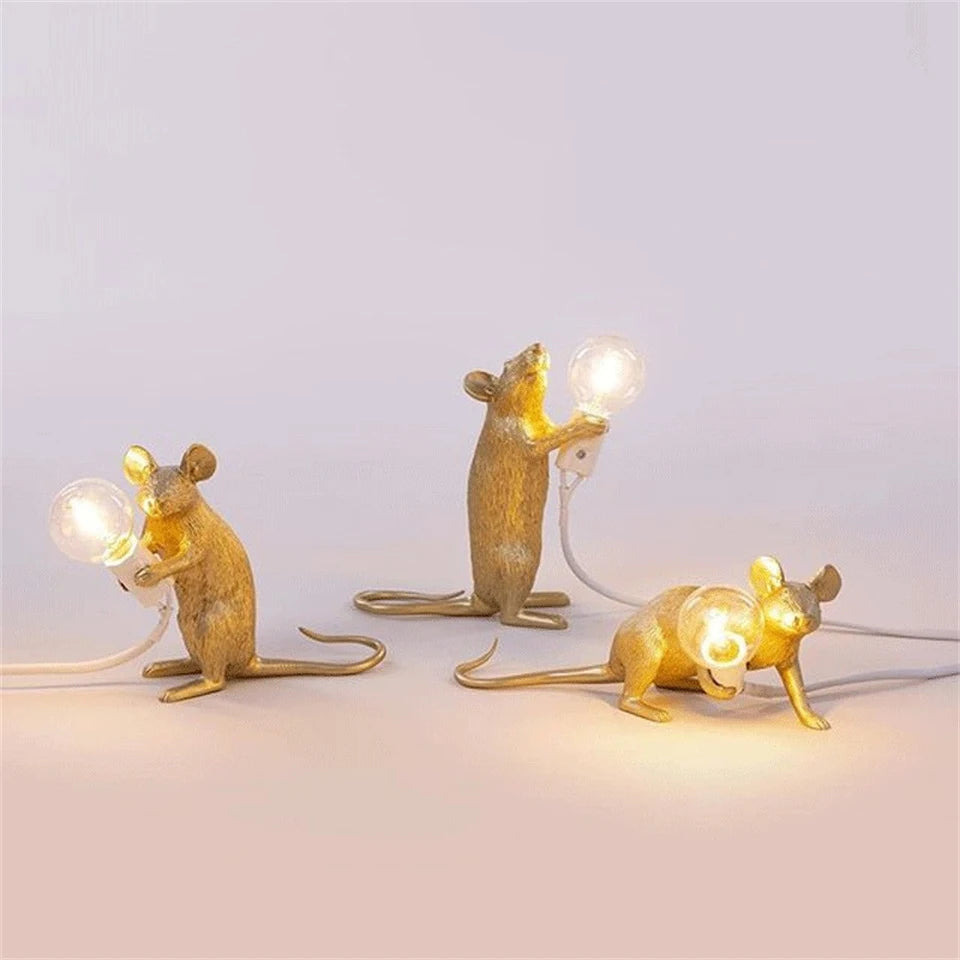 Charming Mouse LED Table Lamps