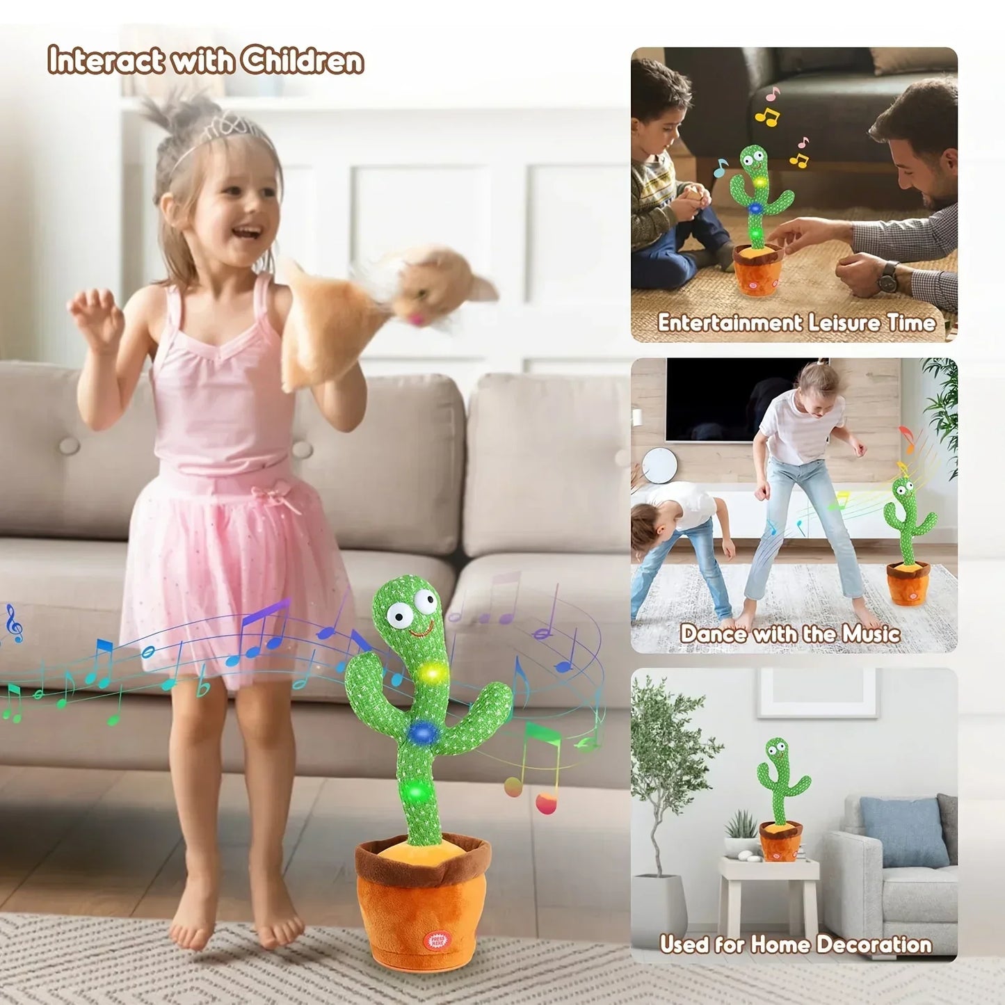 Bilingual Dancing Cactus Toy