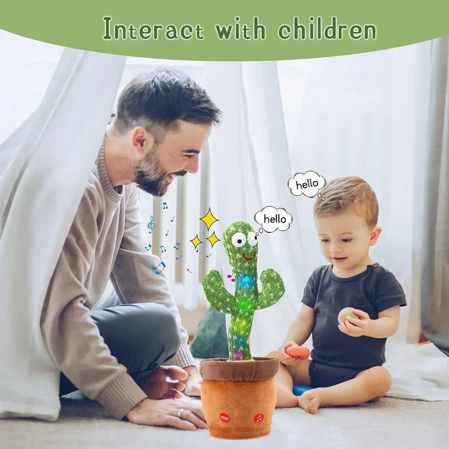 Bilingual Dancing Cactus Toy