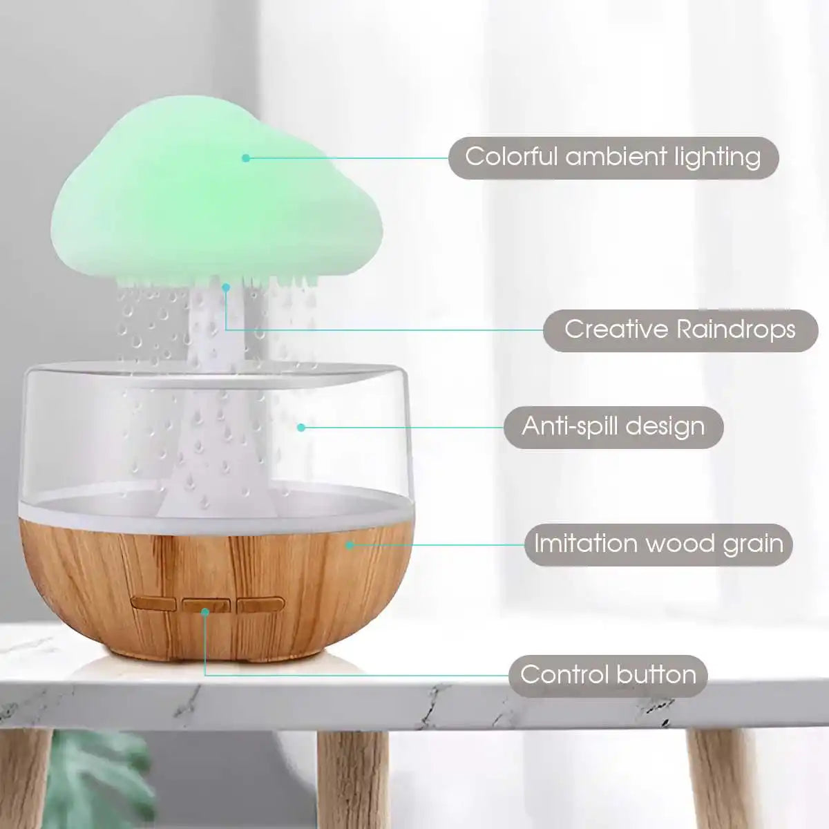 Mushroom Cloud Night Humidifier