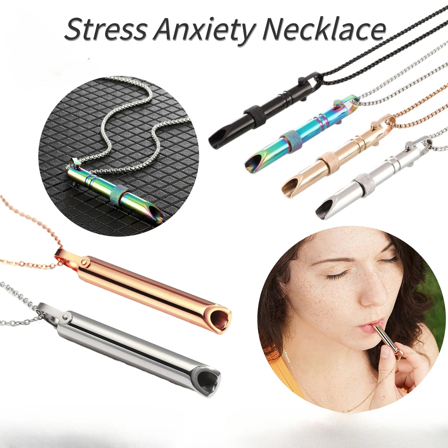 Calm Breathing Chain Necklace