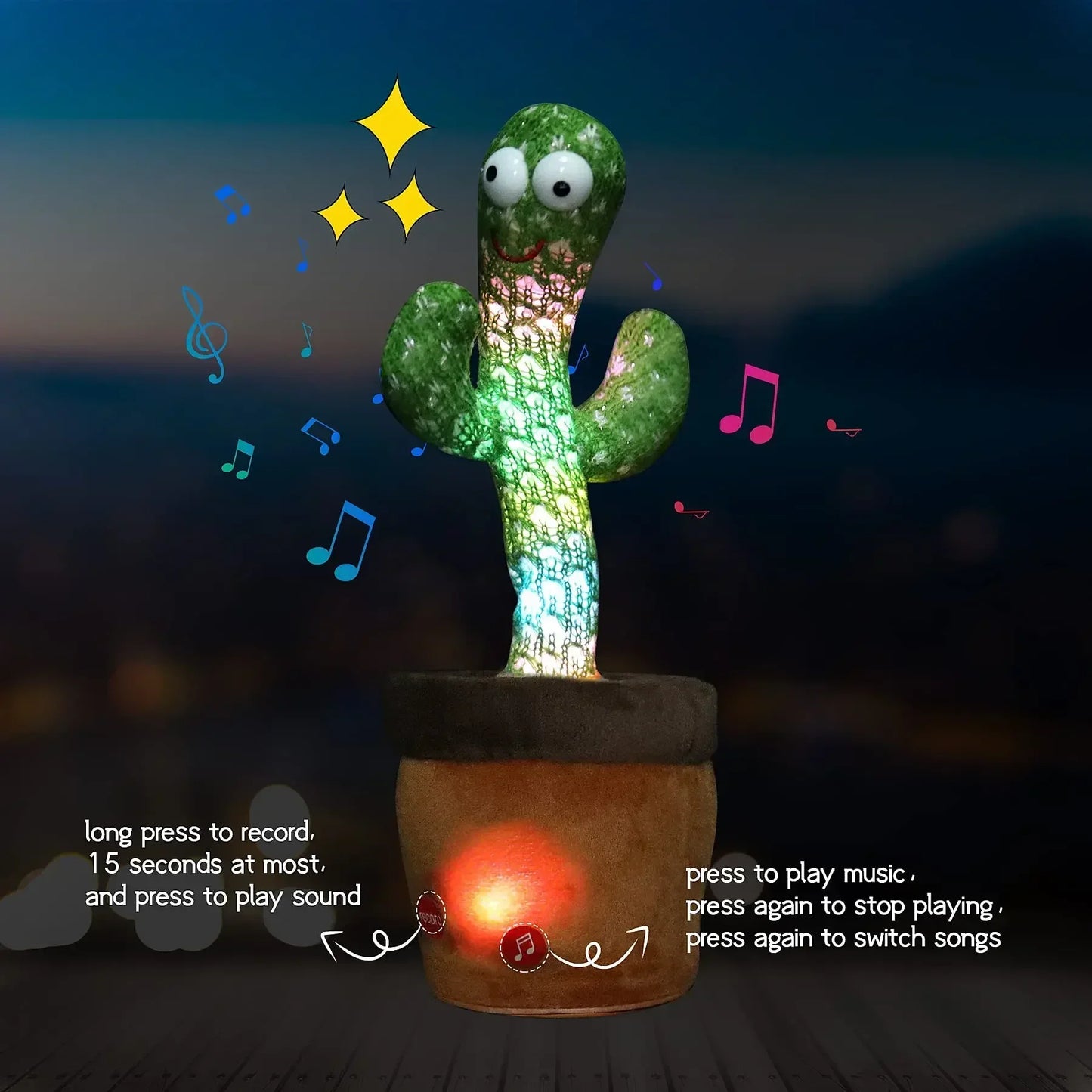 Bilingual Dancing Cactus Toy