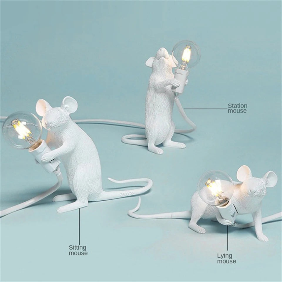 Charming Mouse LED Table Lamps