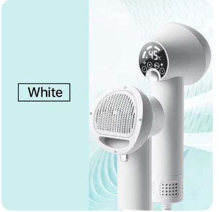 Pet Hair Dryer with Slicker Brush