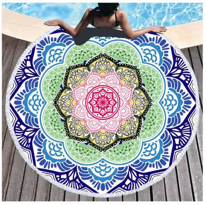 Boho Mandala Microfiber Beach Towel