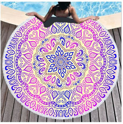 Boho Mandala Microfiber Beach Towel