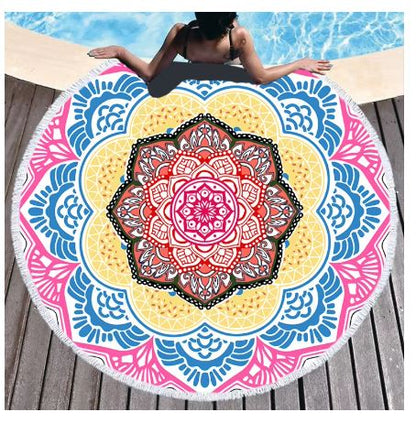 Boho Mandala Microfiber Beach Towel