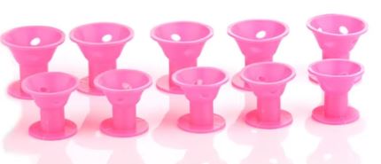 Pink Dream Heatless Hair Curlers