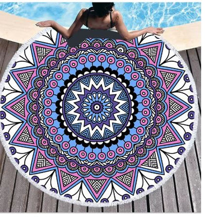Boho Mandala Microfiber Beach Towel