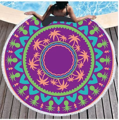 Boho Mandala Microfiber Beach Towel