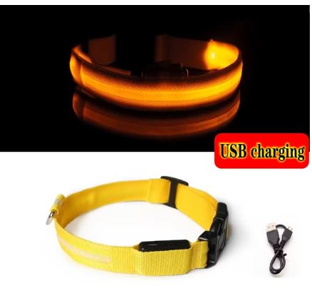 GlowSafe LED Dog Collar