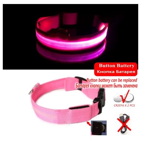 GlowSafe LED Dog Collar