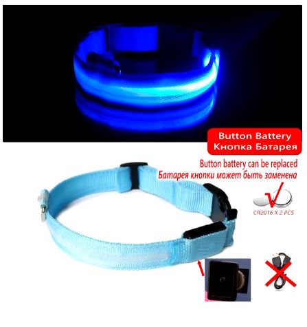 GlowSafe LED Dog Collar