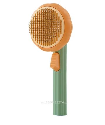 Pumpkin Pet Hair Brush