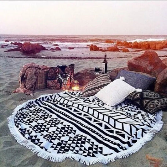 Boho Mandala Microfiber Beach Towel