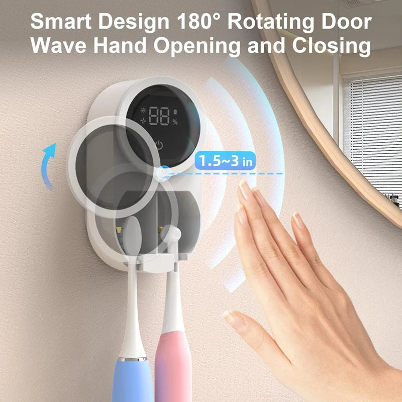 Smart Toothbrush Holder and Cleaner