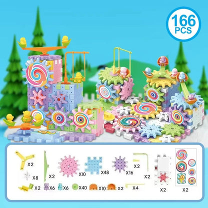 Electric Gear Building Block Set