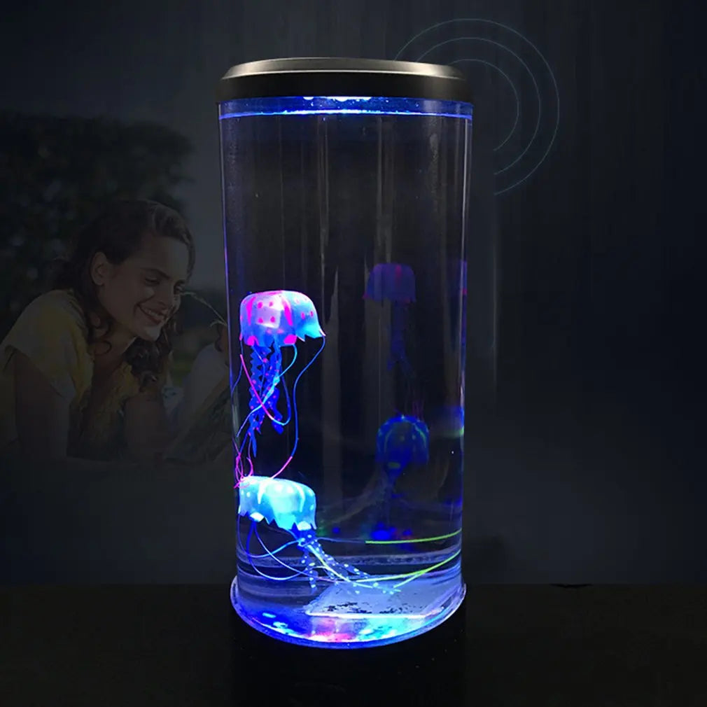 Colorful Jellyfish LED Aquarium Lamp