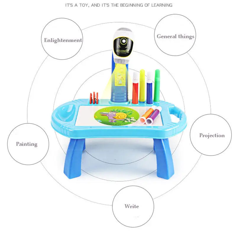 Projector Drawing Art Table for Kids