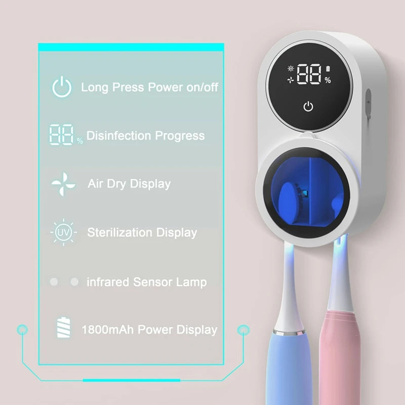 Smart Toothbrush Holder and Cleaner