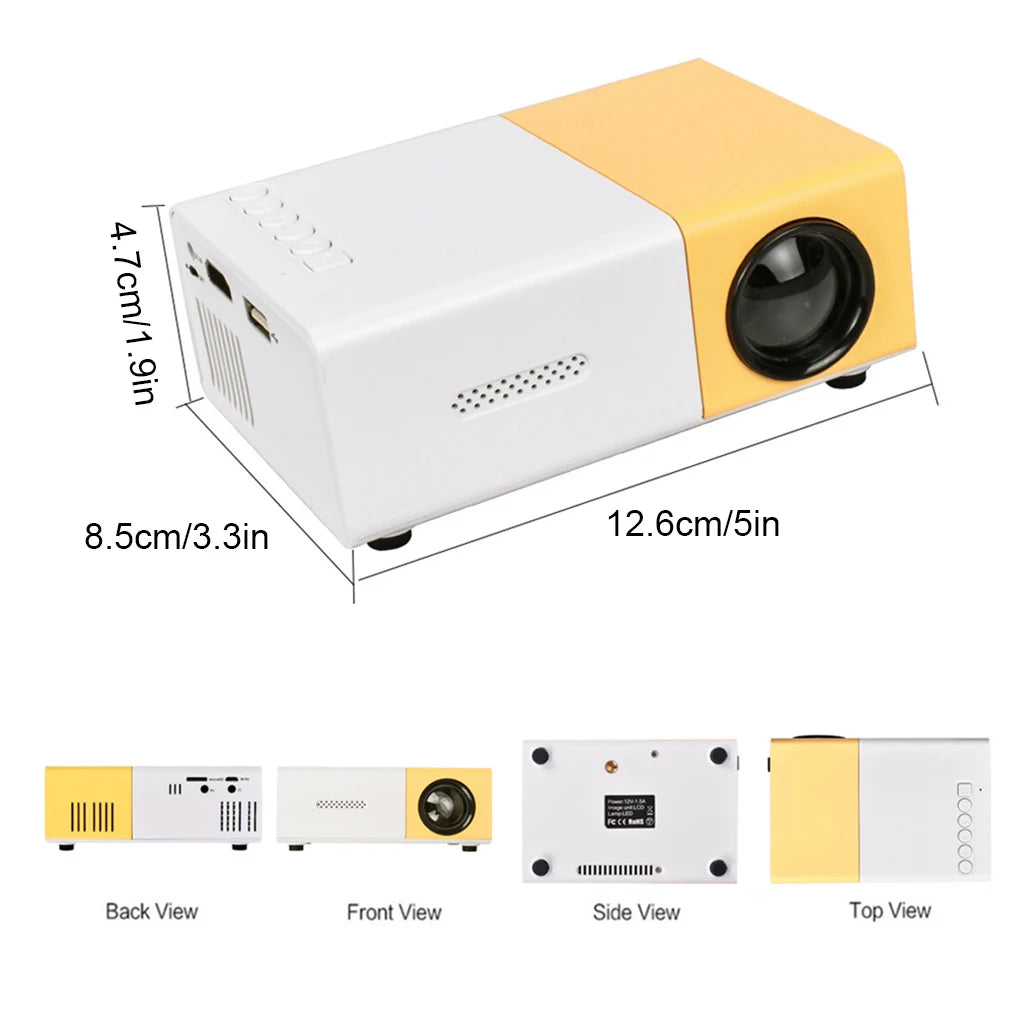 Compact Laser Home Cinema Projector