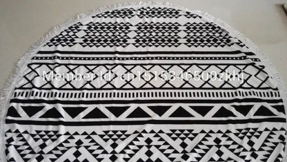 Boho Mandala Microfiber Beach Towel