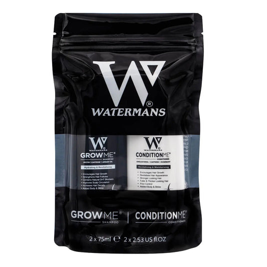 Watermans Haircare Travel Duo, Shampoo & Conditioner